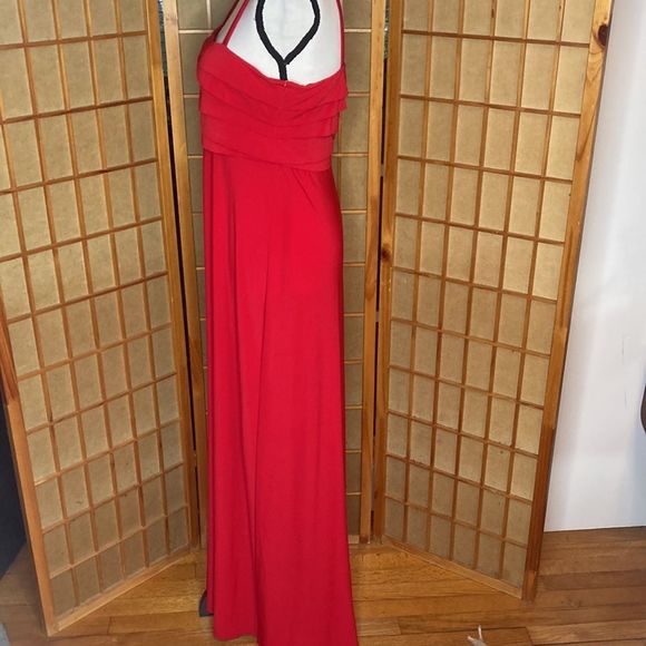 R&K Originals Dress Red Empire Waist Maxi Dress - Picture 5 of 10